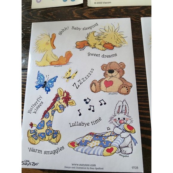 Lot of Suzy Zoo Sandylion Grossman Stickers - Baby Boy Train + - NEW RETIRED #14 - Picture 9 of 14